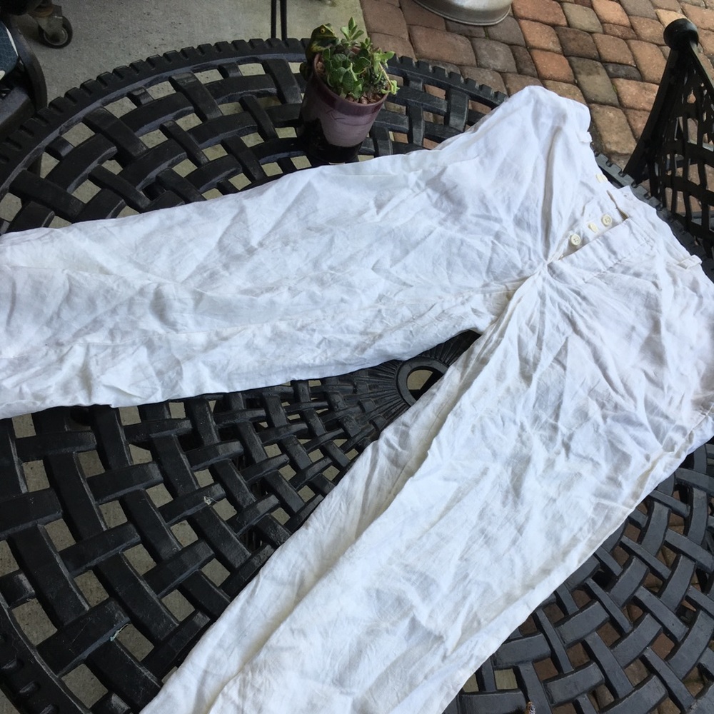 Polo Ralph Lauren White Pants Men’s 36/32💟
